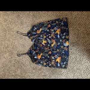 J.Crew cheetah/jungle print cami, worn once